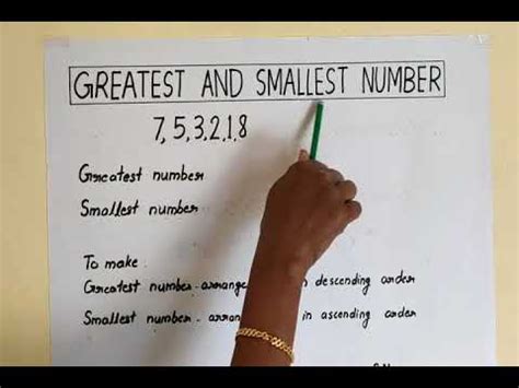 What is the smallest 6.